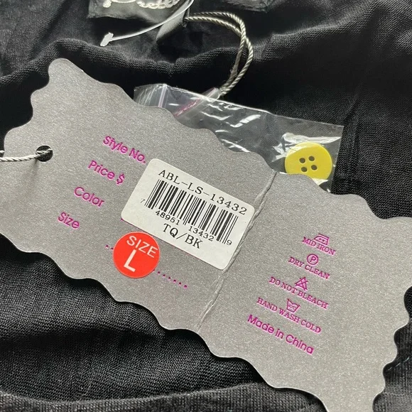 NWT Pretty Angel Vintage Deadstock Patchwork Graphic Asymmetric Midi Dress Large - Picture 6 of 11